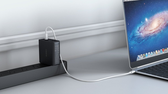 Aukey 46W USB-C PD Charger With USB-A Port | $24 | Amazon | Promo code HQP58QAN